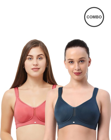 Buy Red & Blue Bras for Women by SOIE Online