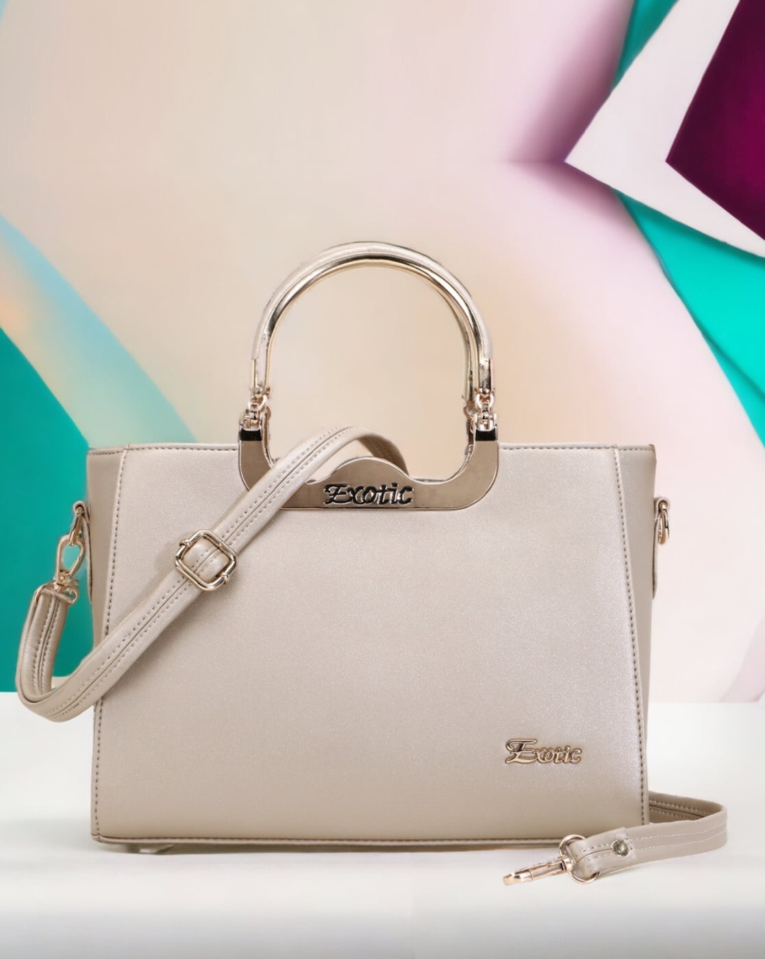 Buy Cream O Handle Tote Bag by THE NICHE LABEL Online at Aza Fashions.