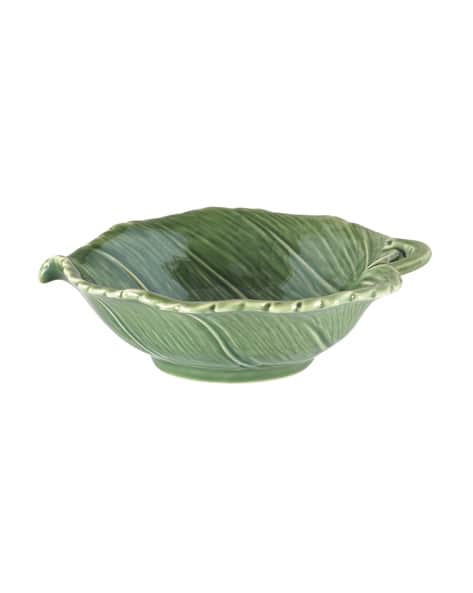 Pure Home And Living Ceramic Skiploom Leaf Bowl