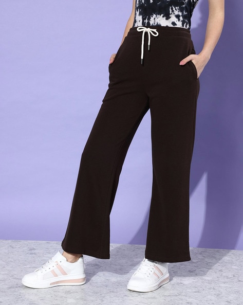 Striped Wide Leg Trackpants