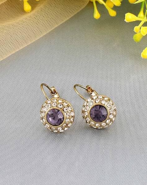 Buy Purple Earrings for Women by Vendsy Online
