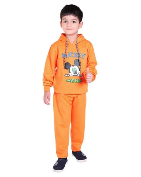 Orange store tracksuit set