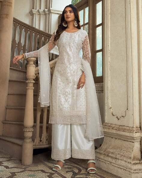 Buy White Dress Material for Women by Peachmode Online | Ajio.com Buy White Dress Material for Women by Peachmode Online | Ajio.com