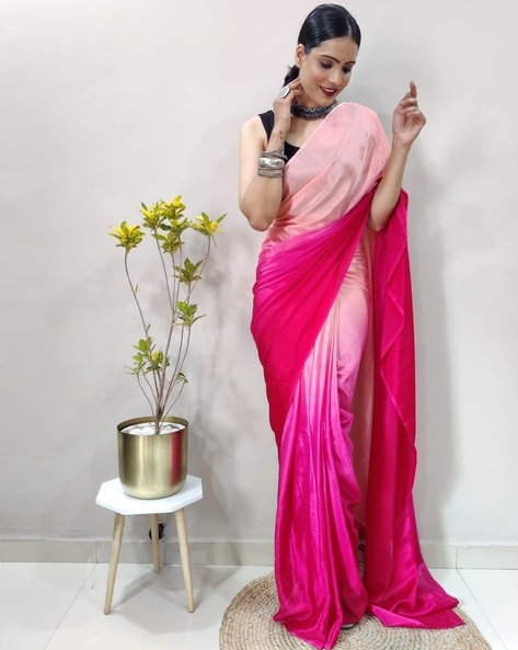 Shop Aquamarine Colour Blocked Printed Saree for Women Online from India's  Luxury Designers 2024