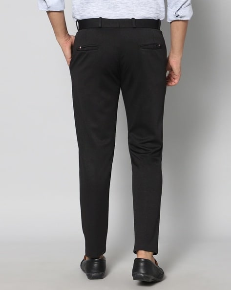 Raymond matti Black Trouser fabric for men