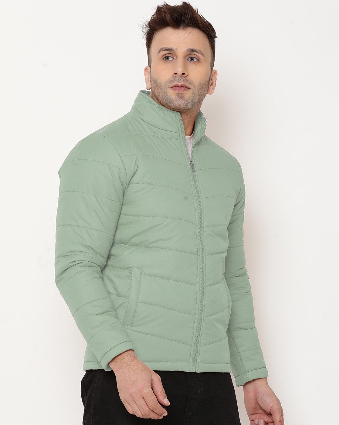 Light Olive Green kurta jacket set for Men – paanericlothing