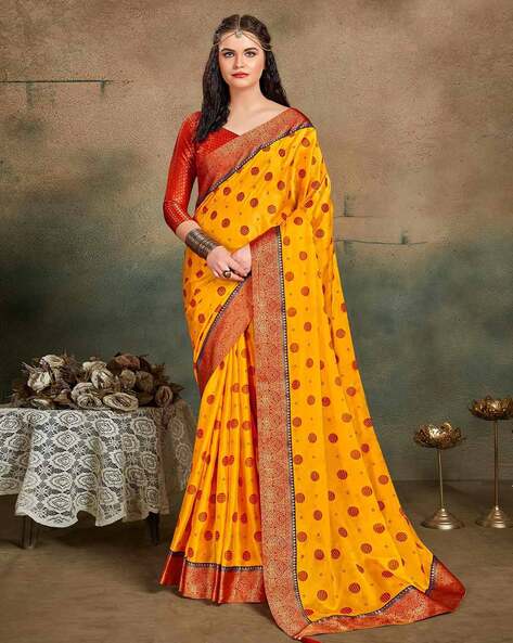 Buy Peachmode Woven Bollywood Cotton Silk Blue Sarees Online @ Best Price  In India | Flipkart.com