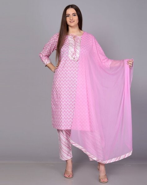 Buy Lavender Kurta Suit Sets for Women by Indie Picks Online