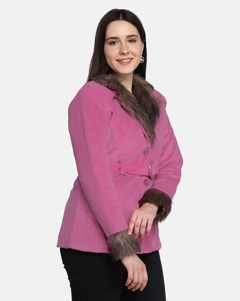 Buy Pink Jackets & Coats for Women by BUYNEWTREND Online
