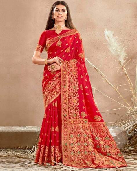 Pink & Wine Floral Sequins Embroidered Art SIlk Saree