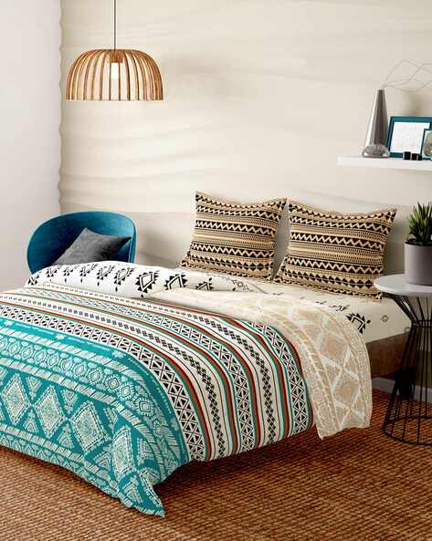 Buy Blue Blankets Dohars Quilts for Home Kitchen by PORTICO