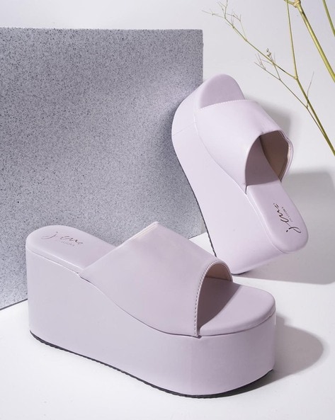 Lavender best sale wedge heels