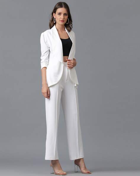 Womens Two Piece Outfits Blazer Pants Suits Party Clubwear Sexy Long Sleeve  Elegant Business Suit Sets 2 Piece - Walmart.com