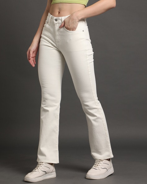 Levis white bootcut jeans hotsell