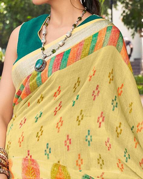 Floral Print Saree - Latest Floral Sarees Designs at Best Price – Page 3