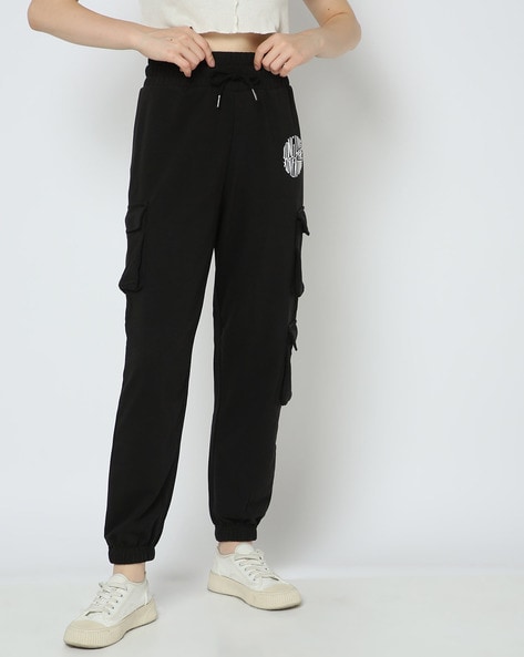 Women Joggers with Flap Pockets