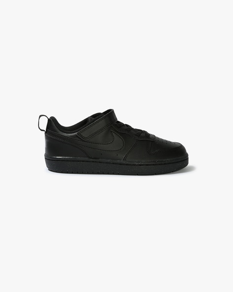 Nike court borough black and sale white