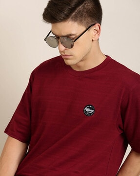 Men Crew-Neck Oversized Fit T-Shirt