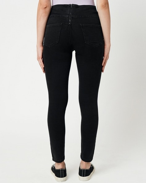 JDY by ONLY Black High Rise Skinny Fit Jeggings