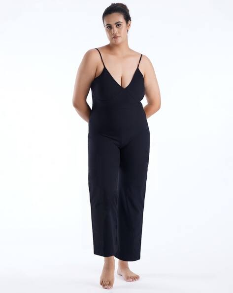 Women Strappy Scoop-Neck Jumpsuit