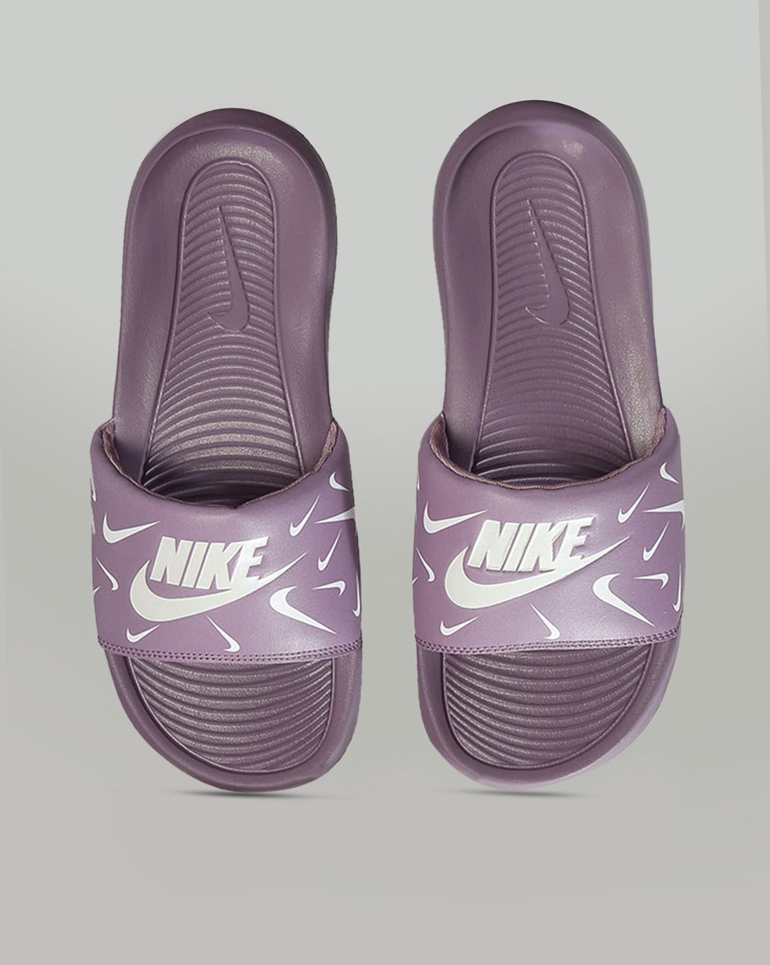 Purple best sale nike slides