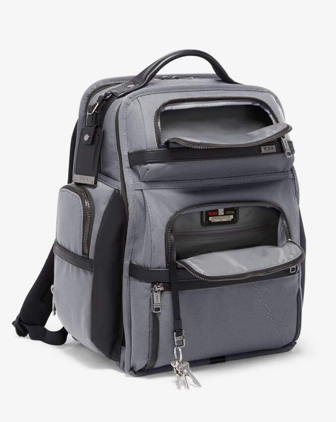 Buy TUMI Alpha Brief Laptop Backpack Meteor Grey Color Men
