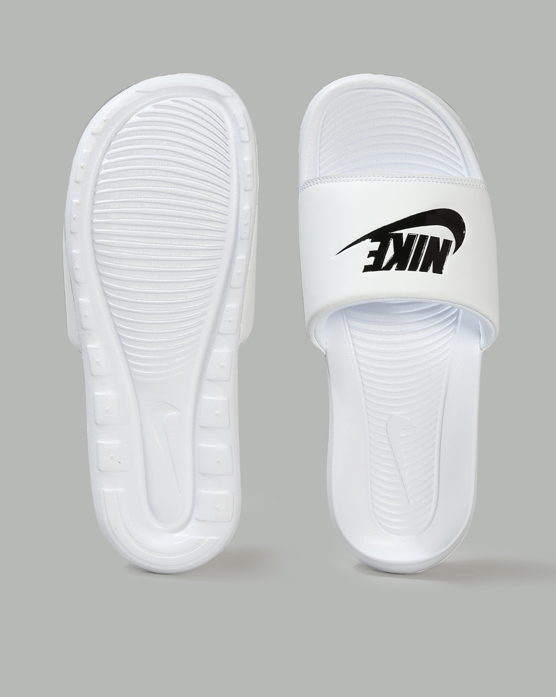 Nike slippers online wit