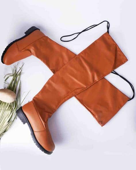 Buy Tan Boots for Women by JM LOOKS Online