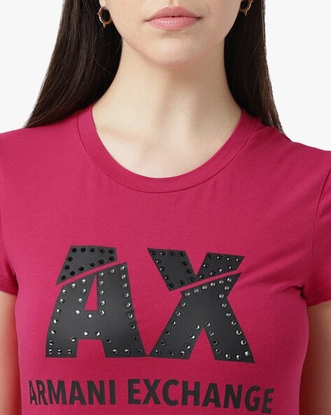 Buy Pink Tshirts for Women by ARMANI EXCHANGE Online Ajio