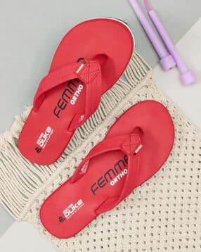 Brand Print Thong-Strap Flip-Flops-image-45