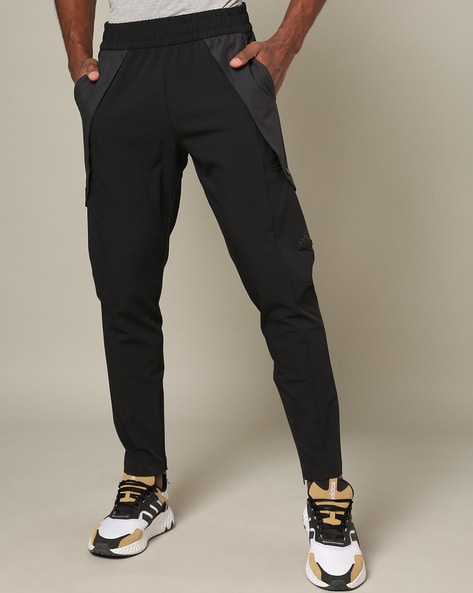 Black Man Active Fitted Joggers