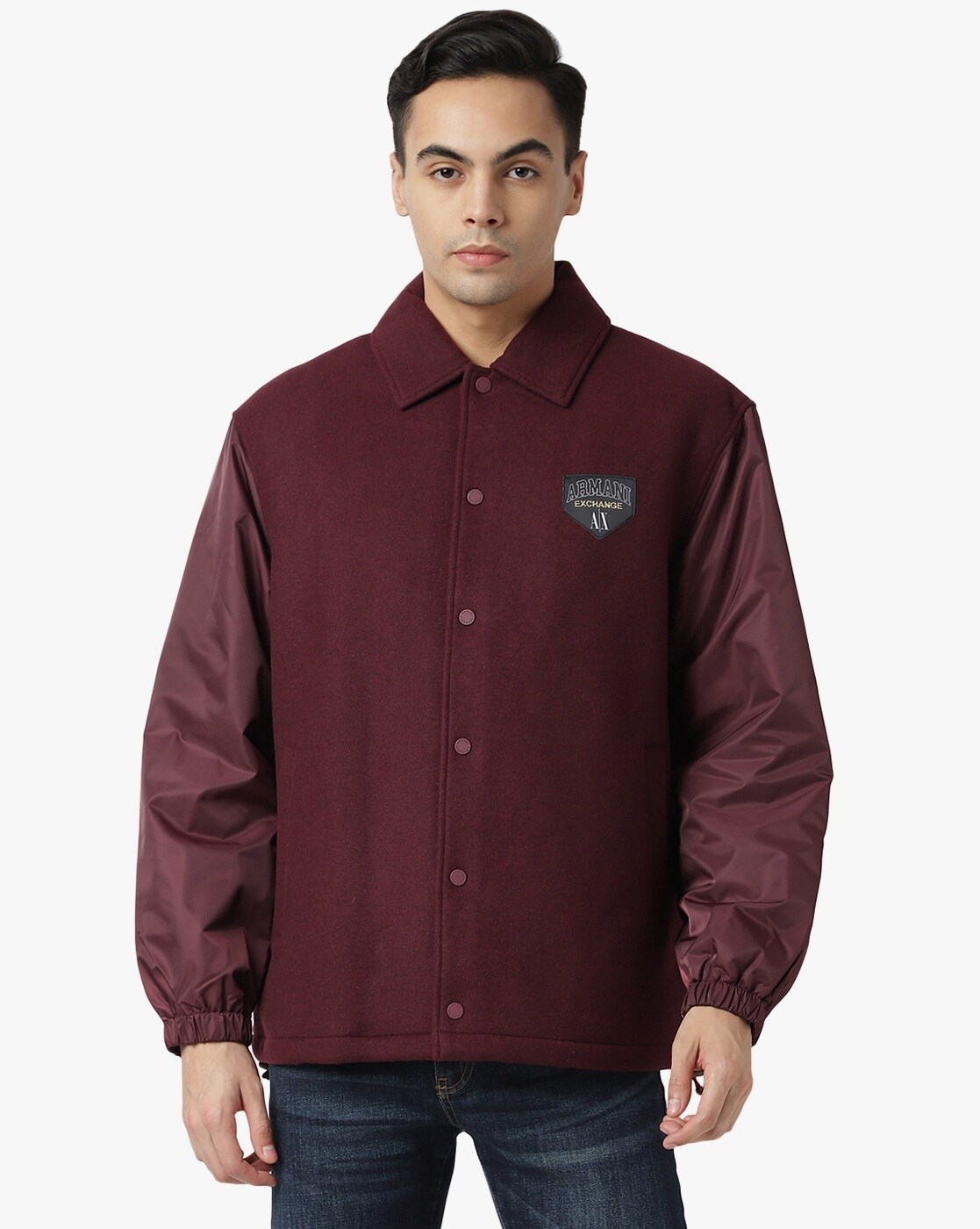 Maroon hot sale coaches jacket