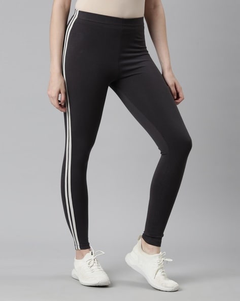 Buy Grey Leggings for Women by Go Colors Online