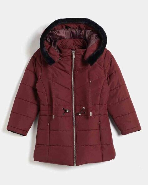 Girls 2025 burgundy jacket