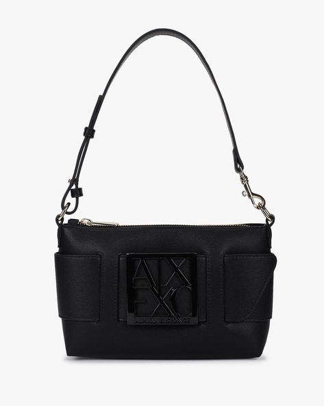 A|X ARMANI EXCHANGE womens Liz - Small Strap Shoulder Bag, Neroblack, One  Size US: Handbags: Amazon.com