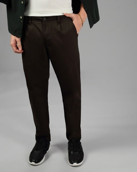 Haggar mens Iron Free Premium Khaki Classic Fit Pleat Front Expandable  Waist Casual Pants, Black, 32W x 30L US at Amazon Men's Clothing store