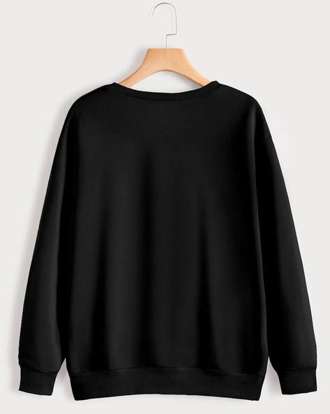 Black 2025 sweatshirt women