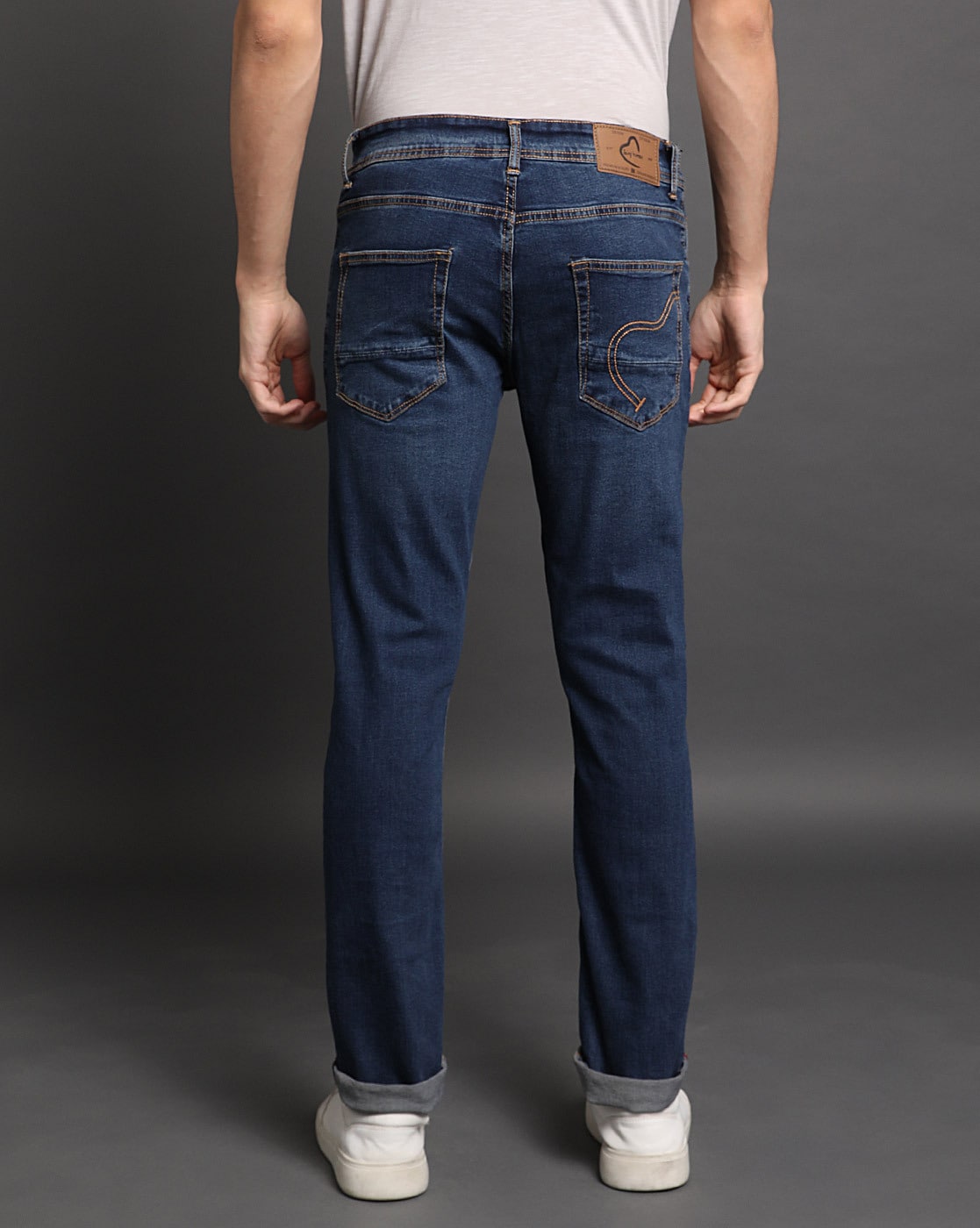 Hollister Men Blue Slim Straight Jeans