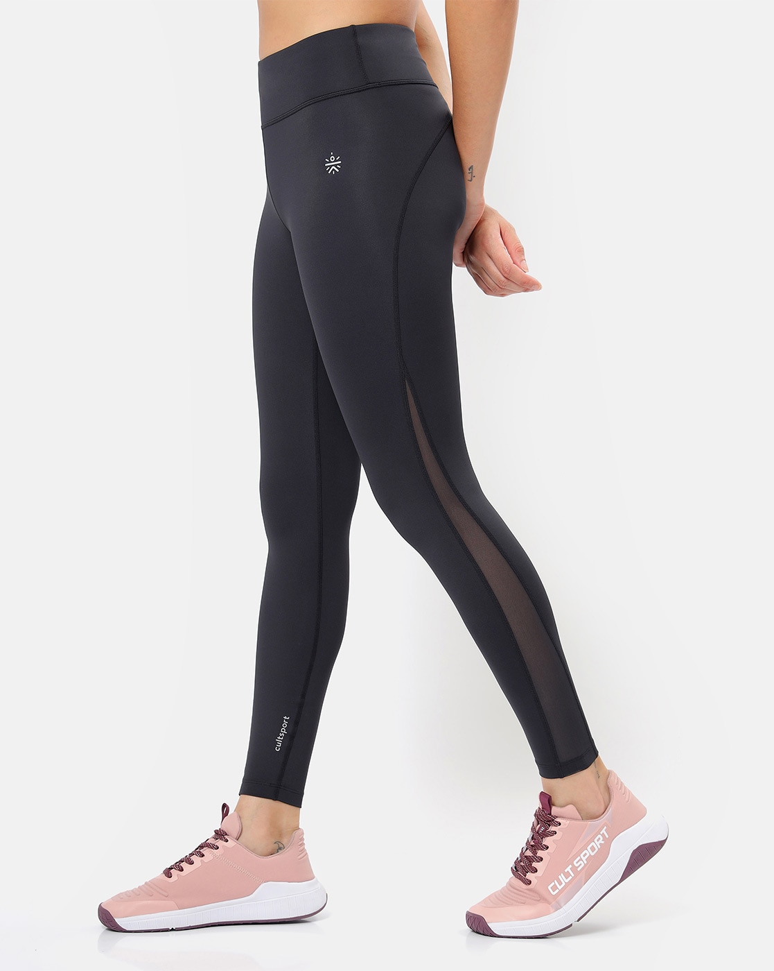 Buy CULTSPORT Women's Regular Fit Polyester Absolute Fit Workout Leggings  Pants (Black) (S) (CS503896S) Online at Lowest Price Ever in India