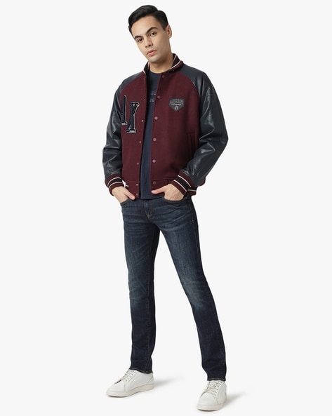 Buy Maroon Jackets Coats for Men by ARMANI EXCHANGE Online Ajio