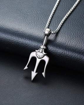 fashion frill Men Link Chain with Trishul Pendant-picture-10