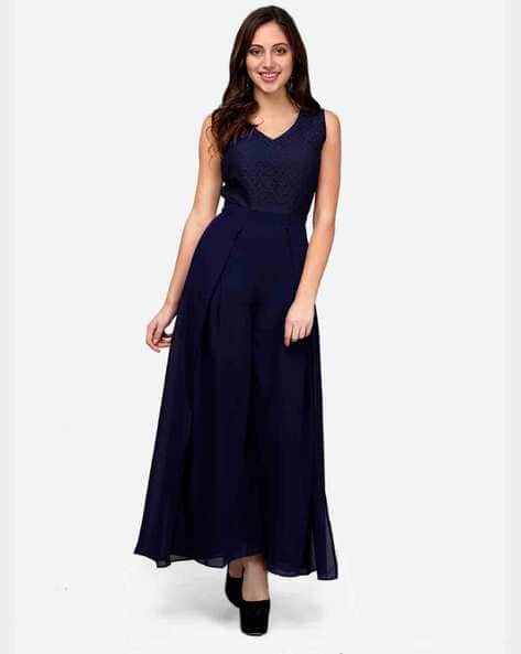 Buy Navy Blue Jumpsuits &Playsuits for Women by V&M Online