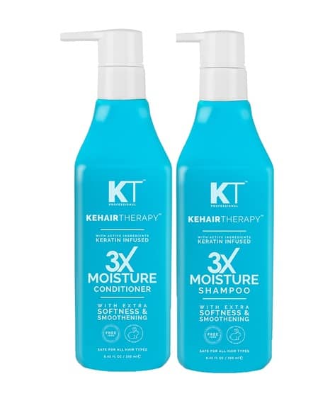 KT Professional Kehairtherapy 3X Moisture Shampoo & Conditioner Combo