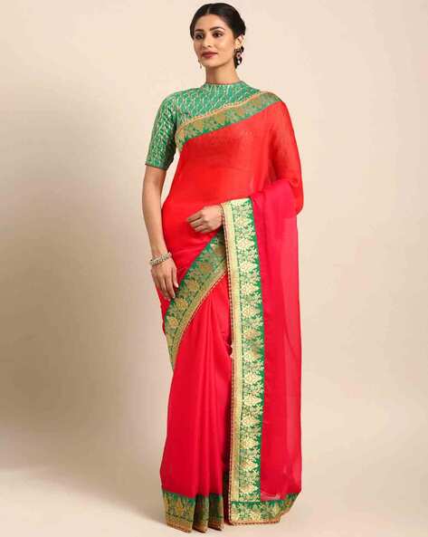 Buy Red Sarees for Women by SHAILY Online