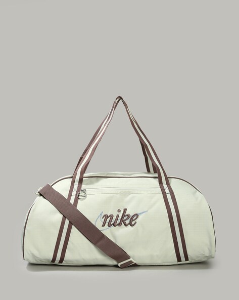 Nike embroidered duffel clearance bag