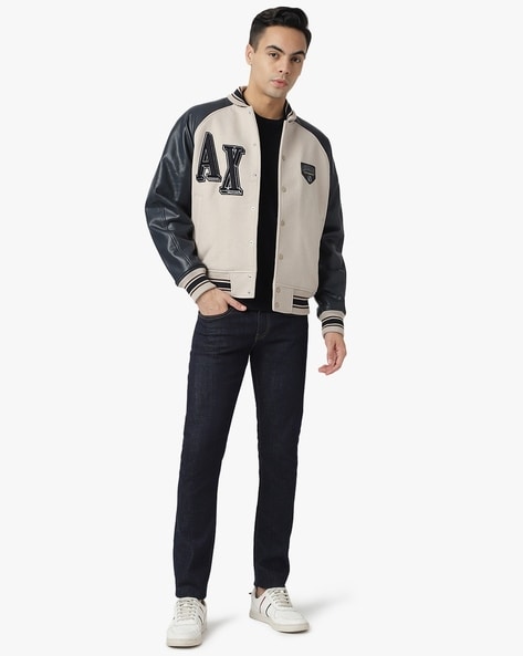 Armani exchange baseball jacket new arrivals