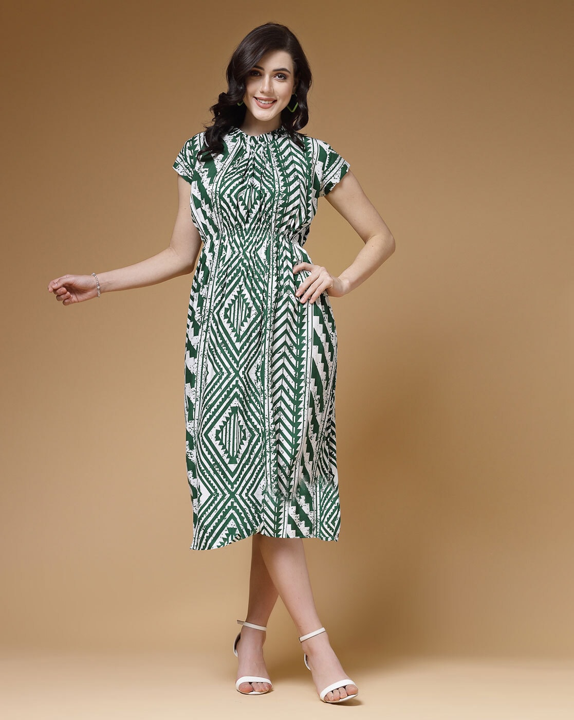Buy Teal Blue Dresses for Women by Janasya Online | Ajio.com
