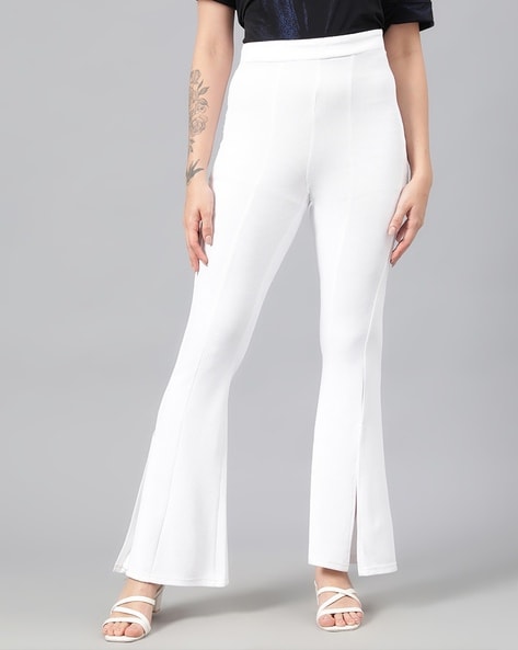 Buy White Trousers & Pants for Women by KOTTY Online