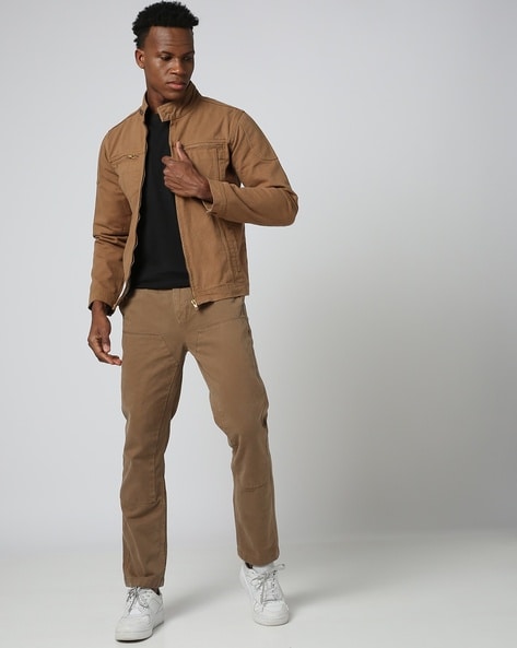 Buy Khaki Trousers & Pants for Men by Buda Jeans Co Online