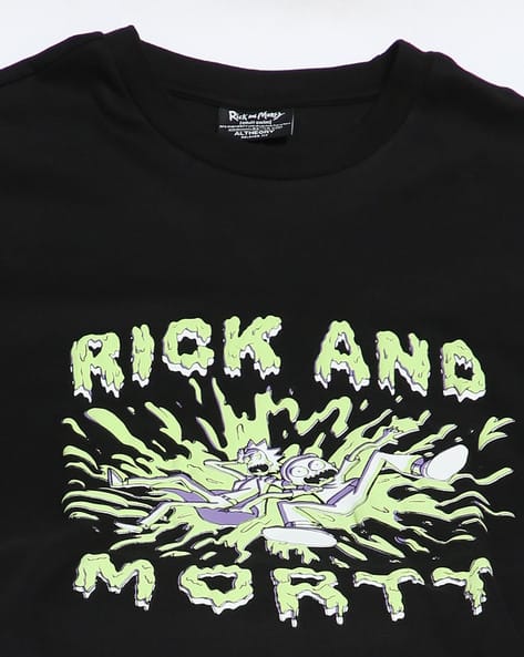 Graphic Tees Rick And Morty Tee Shirts Buy Black Tshirts For Men